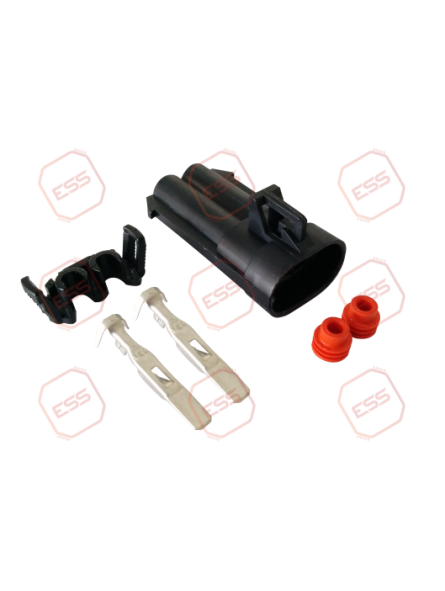 Vector Battery Charger (Black) Receptacle Kit (Charger-side)